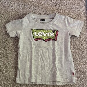 Levi's Kids Light Gray Tee with Logo